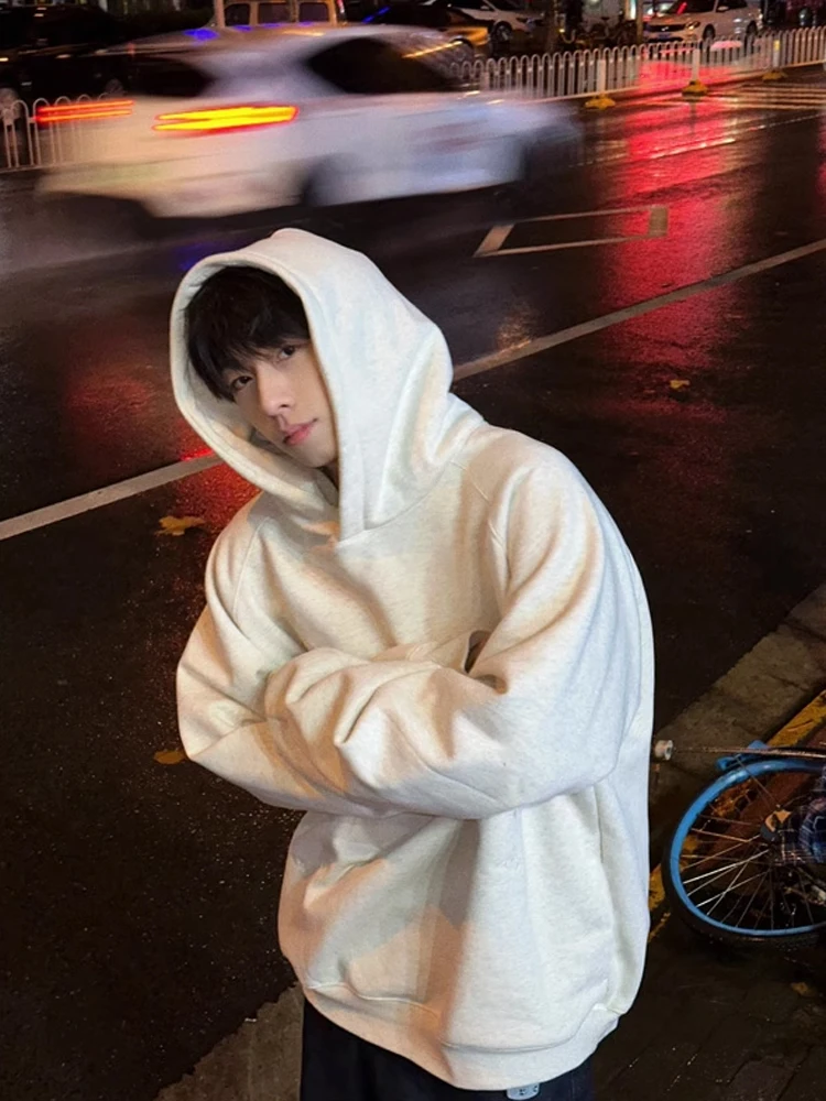 

Мужская толстовка Cleanfit в американском ретро-стиле, утепленная, модный бренд, с капюшоном, повседневная, из смесового хлопка и полиэстера