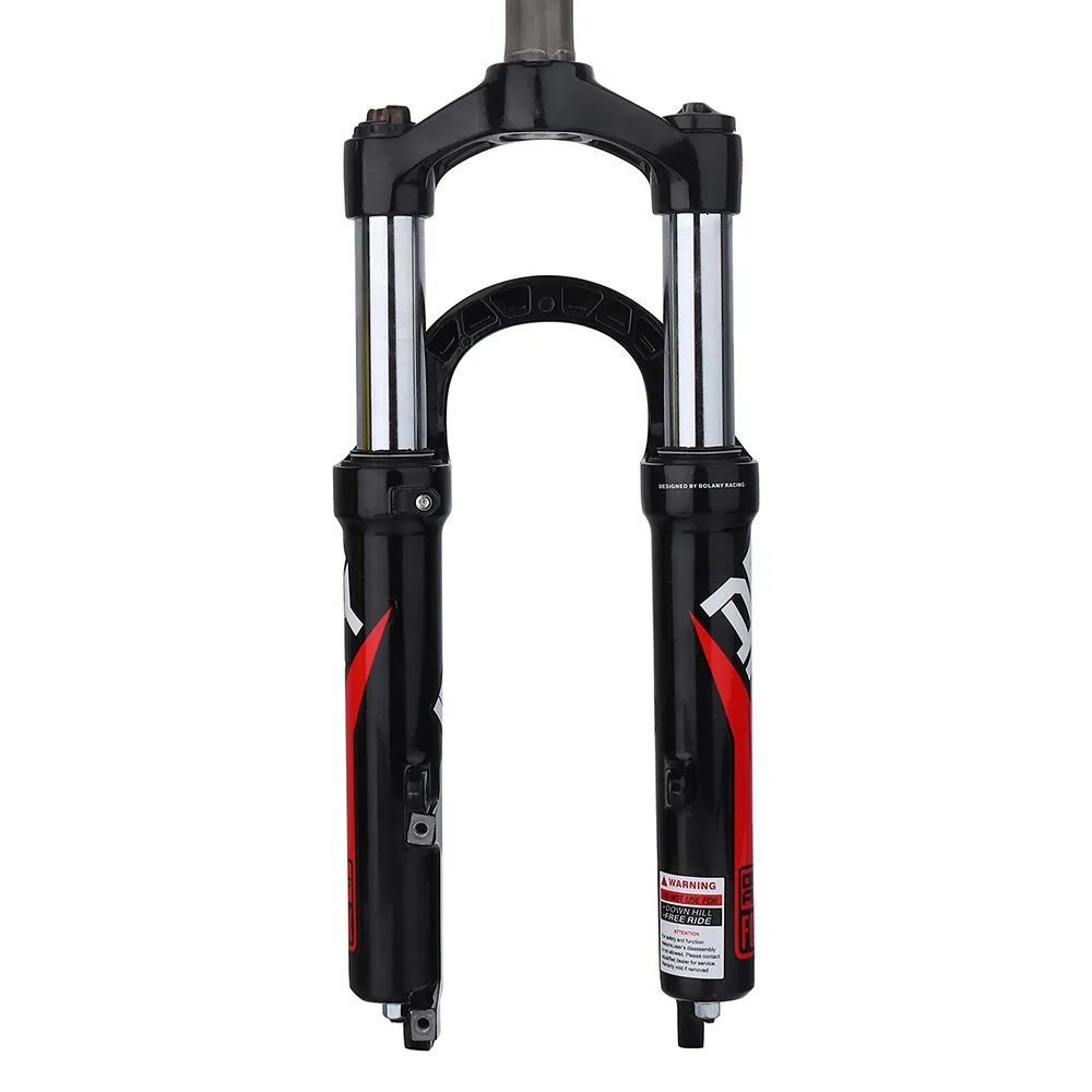 Mountain Bike Front Fork 20 Inch Aluminum Alloy Air Spring Mechanical Shock Absorber Accessories