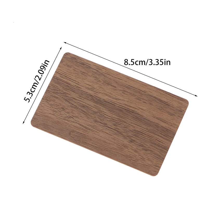 

NEW SALE Wooden Blank NFC Card 13.56MHZ RFID Tag 504Bytes 215Ntag Chip Membership Contactless Social Recognition Lasercard