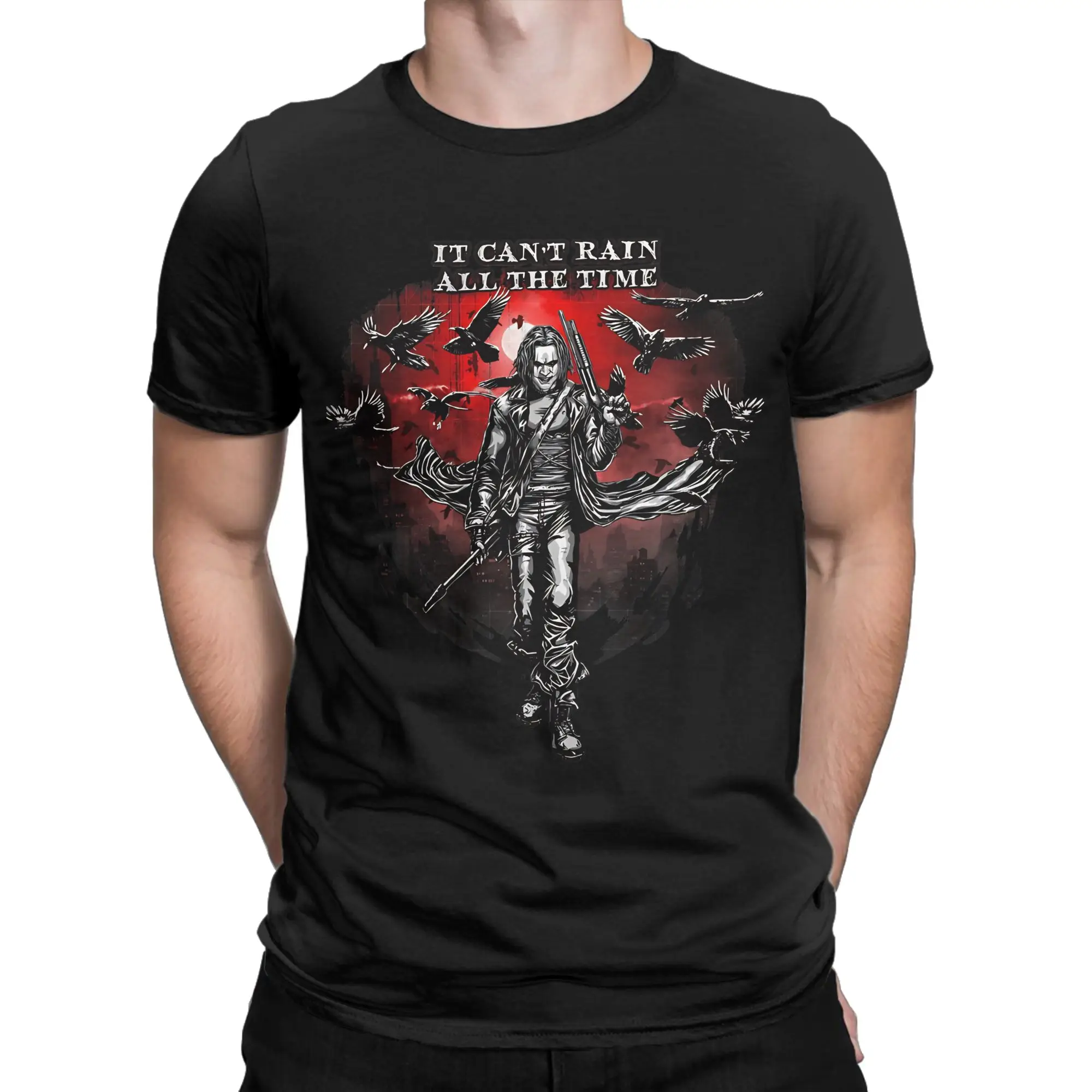 Brandon Lee The C-Crows Movie  T-Shirts for Men Women Leisure 100% Cotton Tees Round Collar Short Sleeve T Shirts Summer Clothes