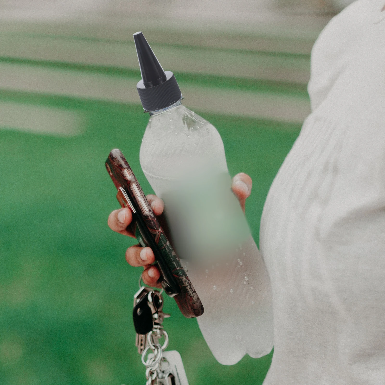 

50Pcs Sports Pull Cap Leak-Proof Bottle Caps Replacement Lids for Daily Use Durable Glass Bottle Caps Replacement Lids