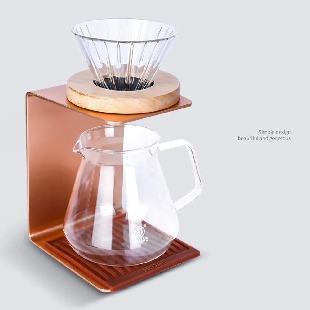 

Hand-brewed Coffee Rack Drip Filter Cup Holder Filter Cup Holder with Water Filter Pad Can Hold Electronic Scales Coffeeware