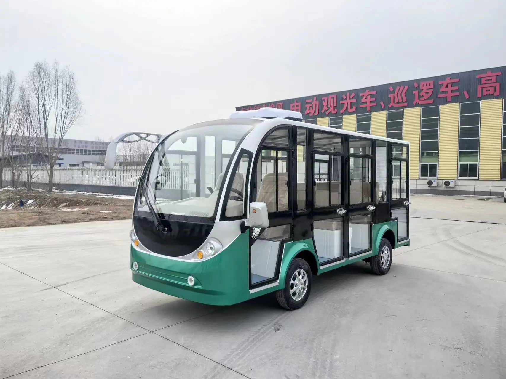 Battery Powered 8 Seat 14 Seater Passenger City Vehicle Tourist Shuttle Electric Mini Sightseeing Bus Car