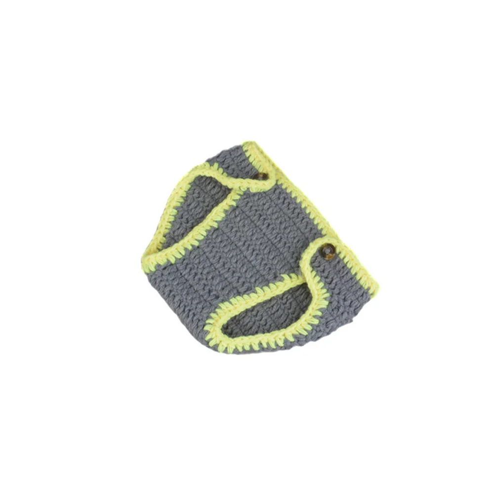 4 قطعة الوليد الطفل التصوير الدعائم فارس الزي مجموعة صور الملابس محبوك للجنسين قبعة بانت أحذية كيب الرضع صور الدعائم