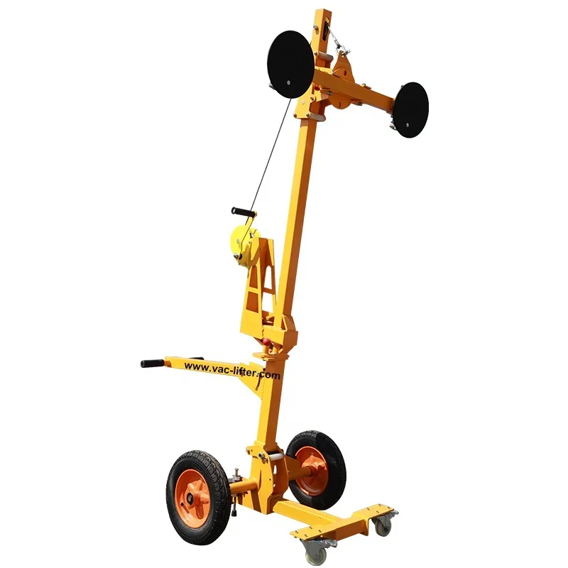 CE Certificate Manual Slab Transport Glass Moving Trolley For Stone Marble Granite Quartz Countertop