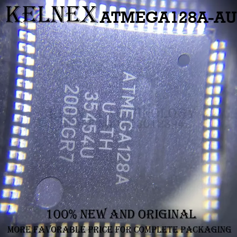 5PCS ATMEGA128A-AUR TQFP-64 CHIP IC