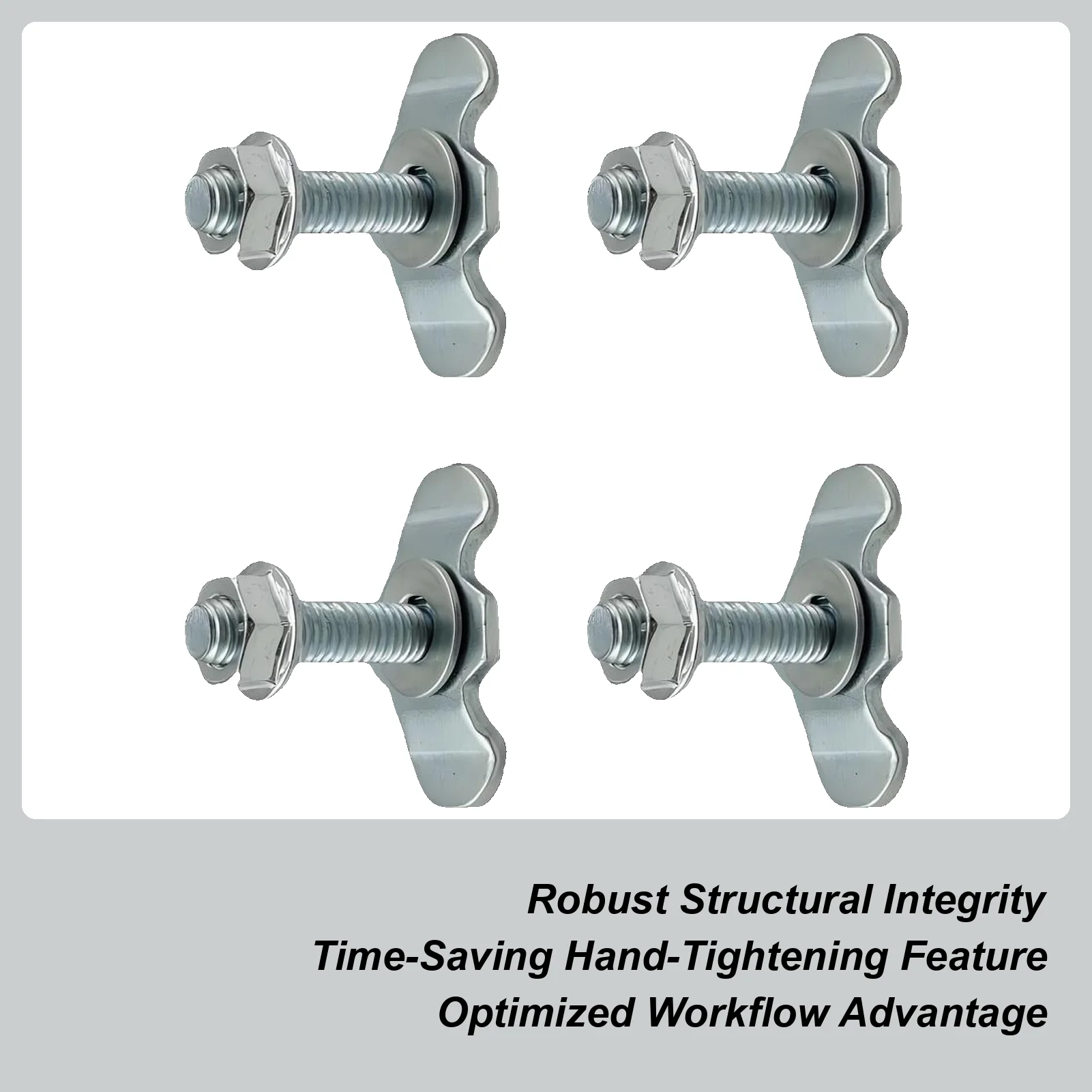L Track Bolts Heavy-Duty Bolt Down Anchors Points For Truck Bed 4 Pieces Modification Automotive Tie Down Hardware For Trailer
