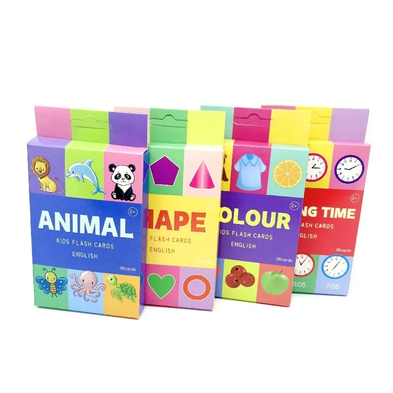 《Enlightenment Cognition Card Memory Card》Enlightenment Cognition and Memory Training Educational Flash Cards for Learning