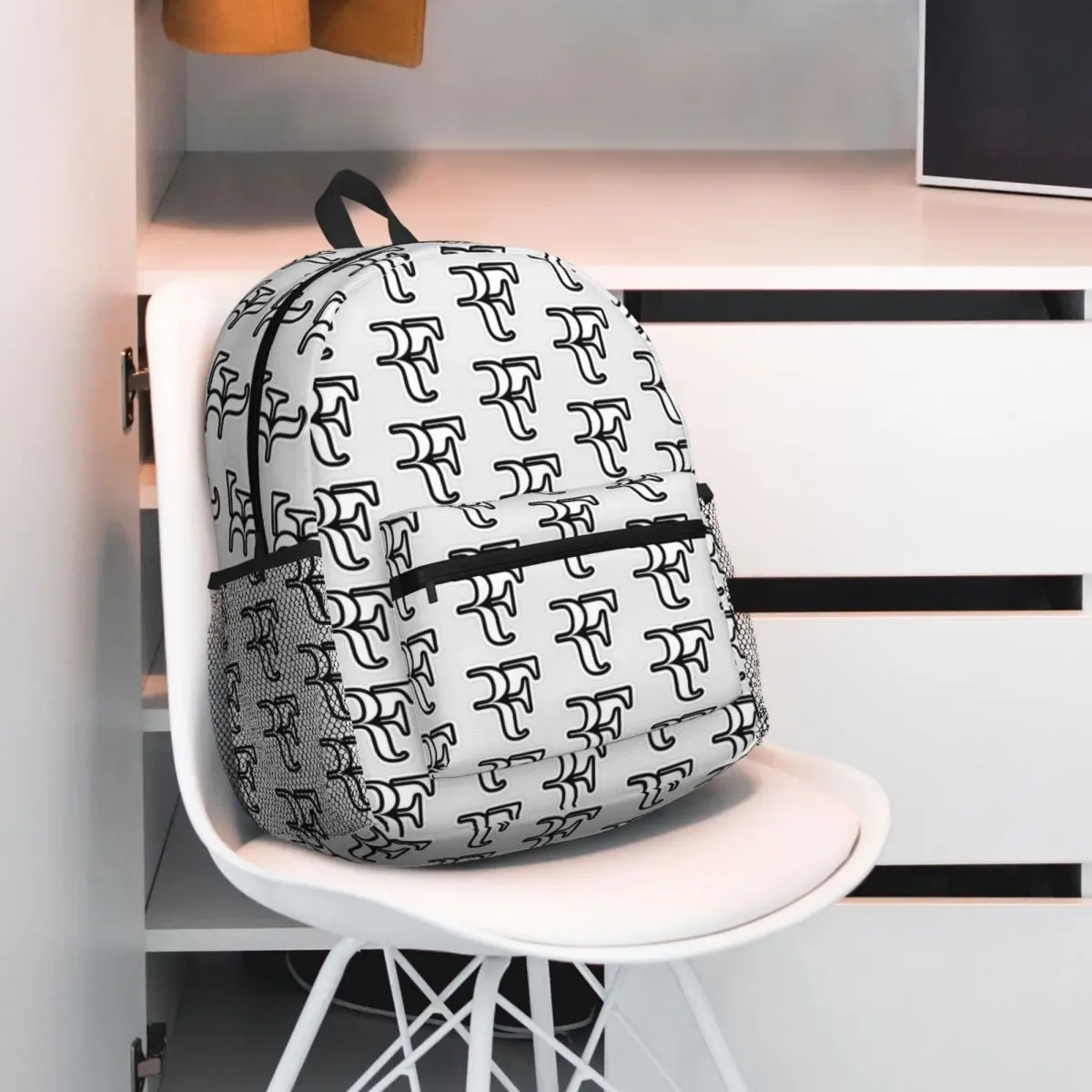 Roger Federer By Fofod Pepes Student Backpack School Bag Hiking Travel Daypack for Boys Girls Bookbag Shoulder Bags
