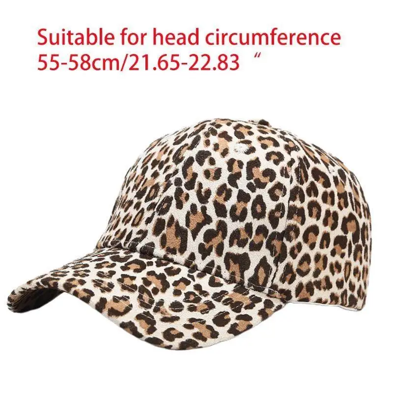 R1WE للجنسين الصيف خمر ليوبارد طباعة القطن قبعة بيسبول Harajuku الهيب هوب الرياضة في الهواء الطلق واقية من الشمس قابل للتعديل ل #6