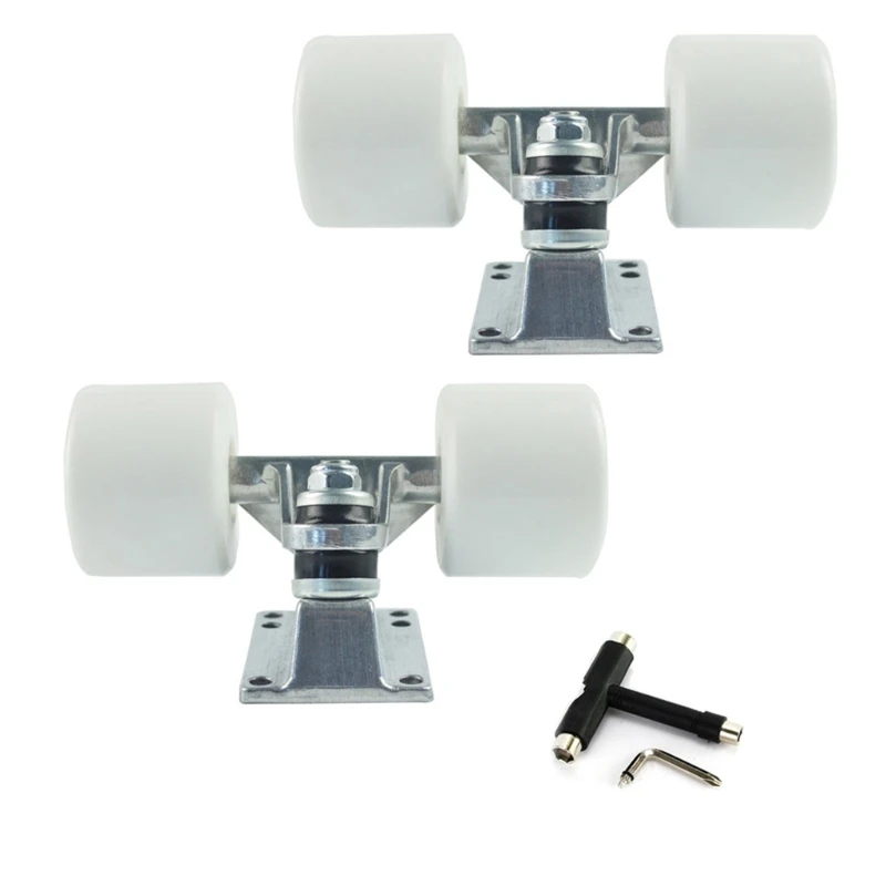 Longboards, patinetas para camiones y ruedas, soporte rueda, Base puente y Hardware rueda PU, accesorios para