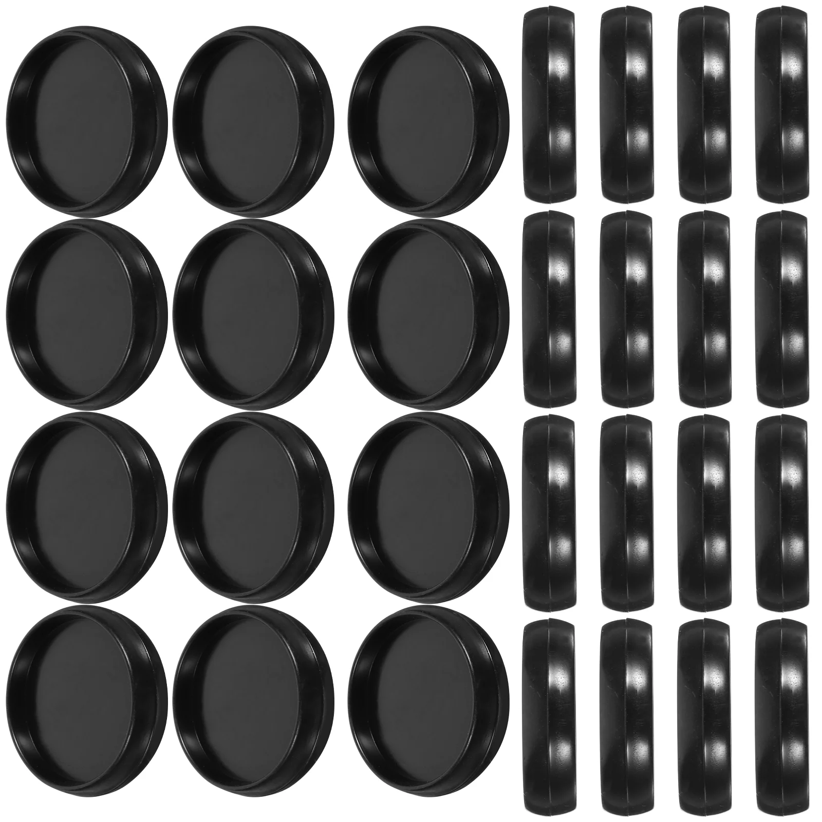 55 Pcs Loose-leaf Button Binder Disc The Tools Supplies Planner Rings Round Discs Notebook Tiny