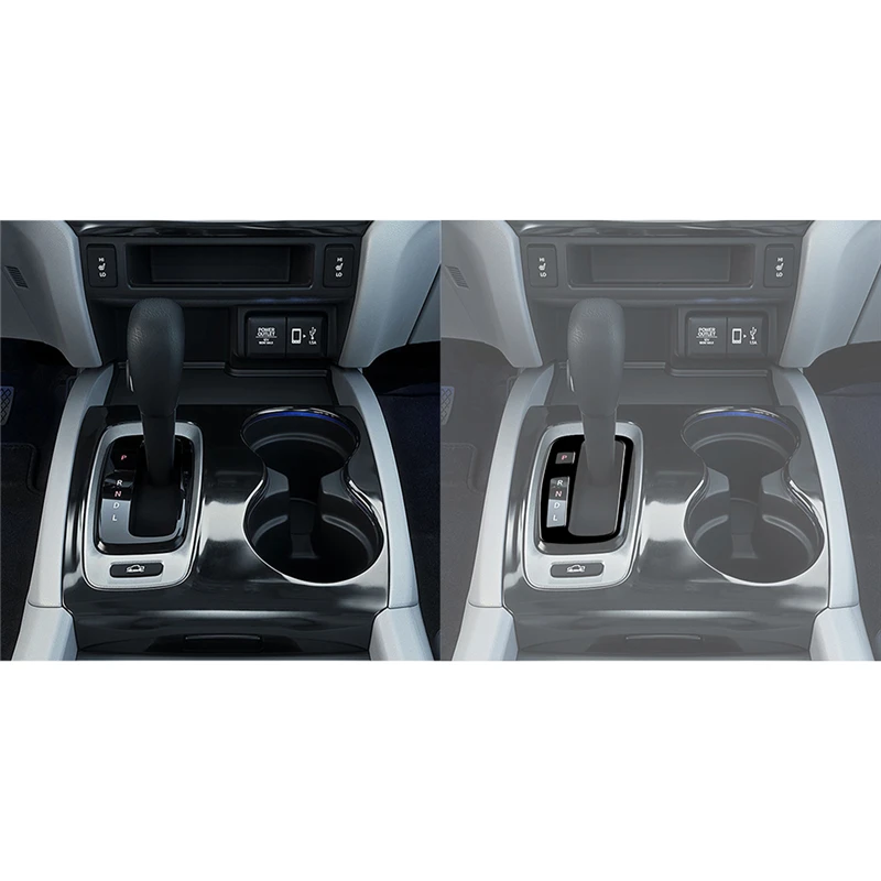Gear Inner Frame Brand New ABS Gloss Black Stickers For Honda Ridgeline 2017 2018 2019 2020 Car Interior Accessories