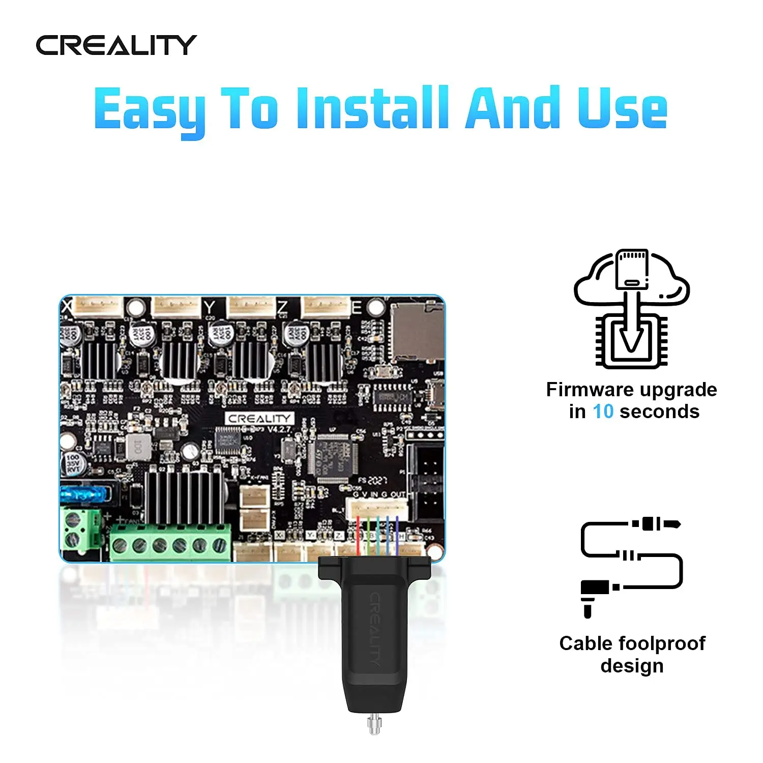 CREALITY CR Touch Auto Leveling Sensor Kit for Ender 3 v2/ 3/3 Pro/5/ 5pro/CR10 32Bit Sensor 3D Printer Part