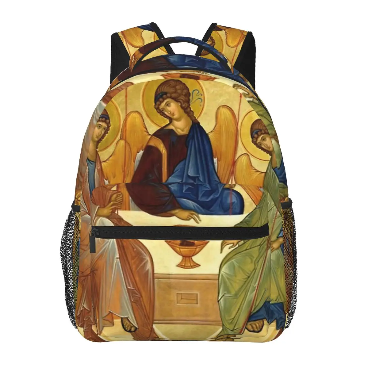 

The Trinity The Hospitality Of Abraham Backpack for Girls Boys Travel RucksackBackpacks for Teenage school bag