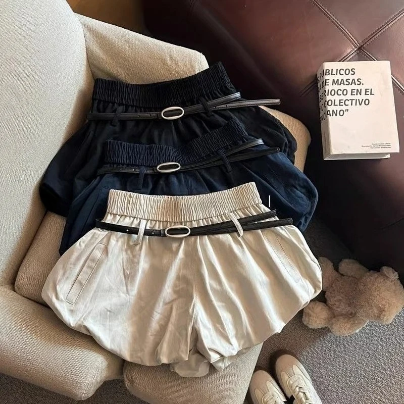 

Новые женские шорты-юбка в стиле Harajuku Y2K: милые пышные шорты с рюшами в японском панк-рок стиле, субкультурный преппи-стиль, повседневные, кавайные, 2026