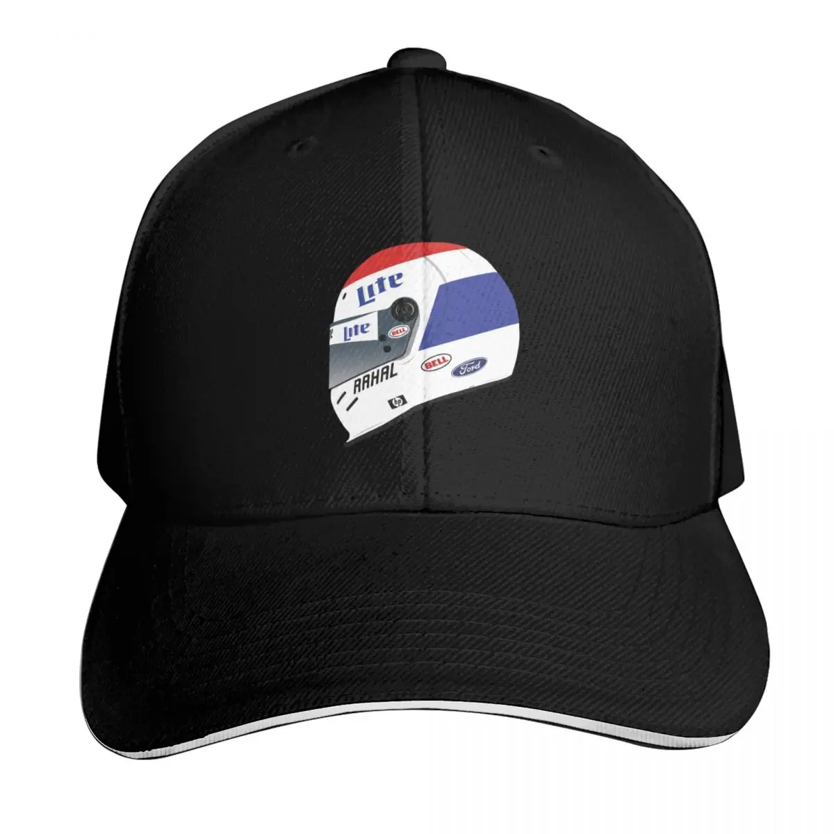 Bobby Rahal (1998) Final season helmet Baseball Cap Strapback Dad Hat Six Panel Structured Crown Sun Protection UPF 50+