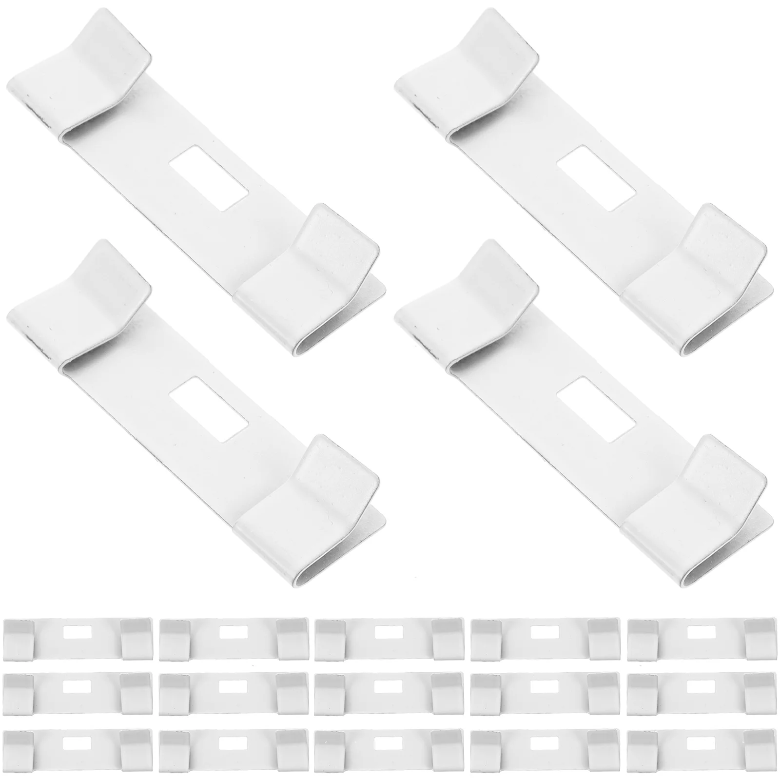 

20 Pcs Blind Set Metal Replacement Slats Vertical Blinds Accessories Repair Tabs Window Shades Fixer Parts