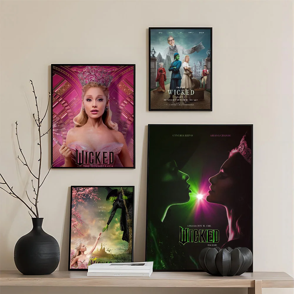 Movie Wicked Classic Classic Vintage Posters Decoracion Painting Wall Art White Kraft Paper Kawaii Room Decor