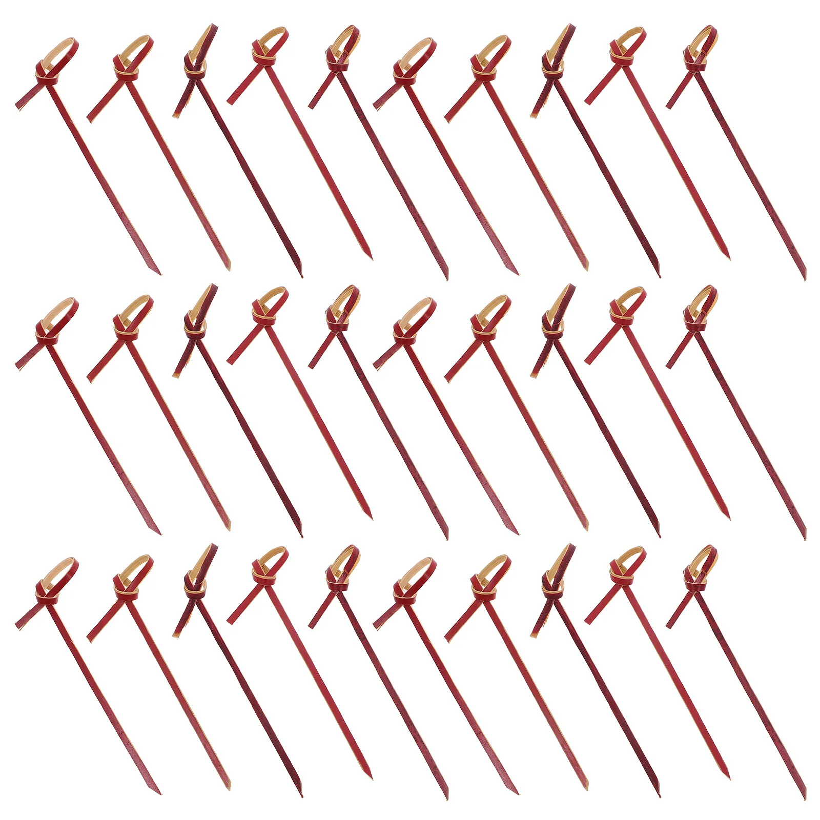 

100Pcs Bamboo Food Picks Creative Cake Sticks for Party Cupcake Fruit Dessert Decorative Cocktail Picks Holiday Supplies