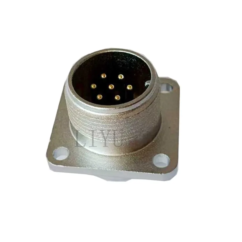 Proportional va-lve 4 hole 7 hole servo va-lve plug butt For Moog For Rexroth For Parker aviation socket