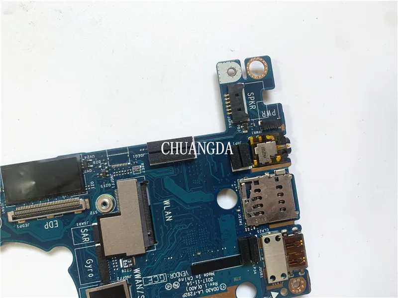 For Latitude 7390 Laptop motherboard CN-0XMNM2 0XMNM2 XMNM2 DDA30 DDA30 LA-F291P SR3LB I5-8250U CPU mainboard