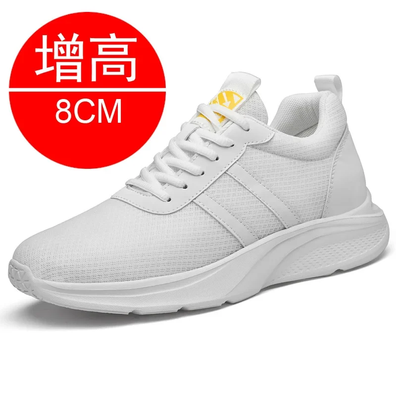 Men Sneakers Elevator Shoes Height Increase Shoes for Men Height Increasing Shoes man increase shoes 6-8cm