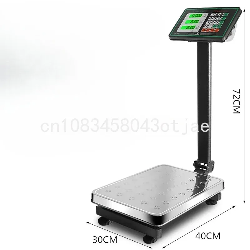 

Commercial bench stainless steel 150kg electronic scale 100kg scale folding scale stainless steel material waterproof