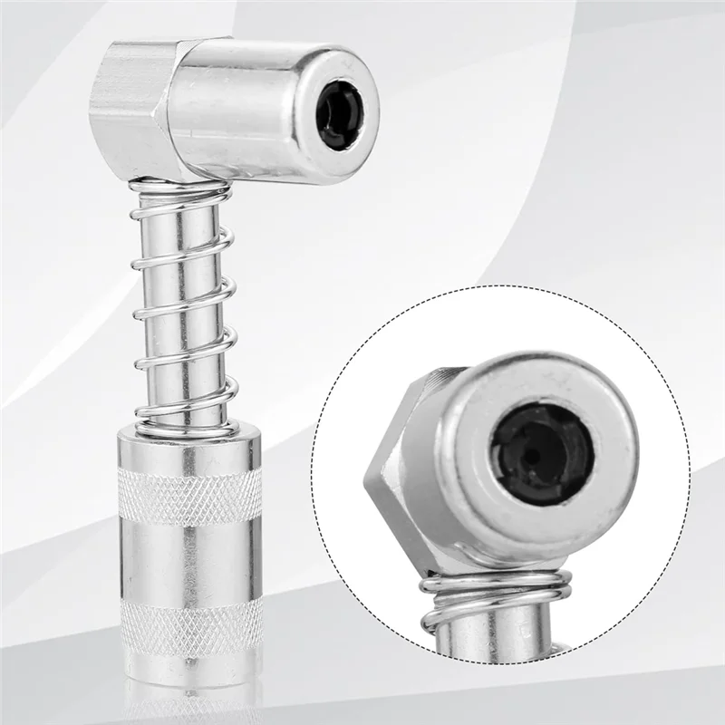 

4Pcs Grease Injector Tool Set: 90 Degree Needle, Nozzle, 1 Dispenser, And 2 Capped Injector Needles For Mechanical Work