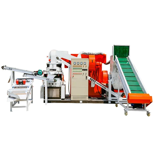 Best And More Than 5 Years Development Cable Wire Recycling Machine Copper Granulators Scrap Cable Shredder BS-N125 for sale