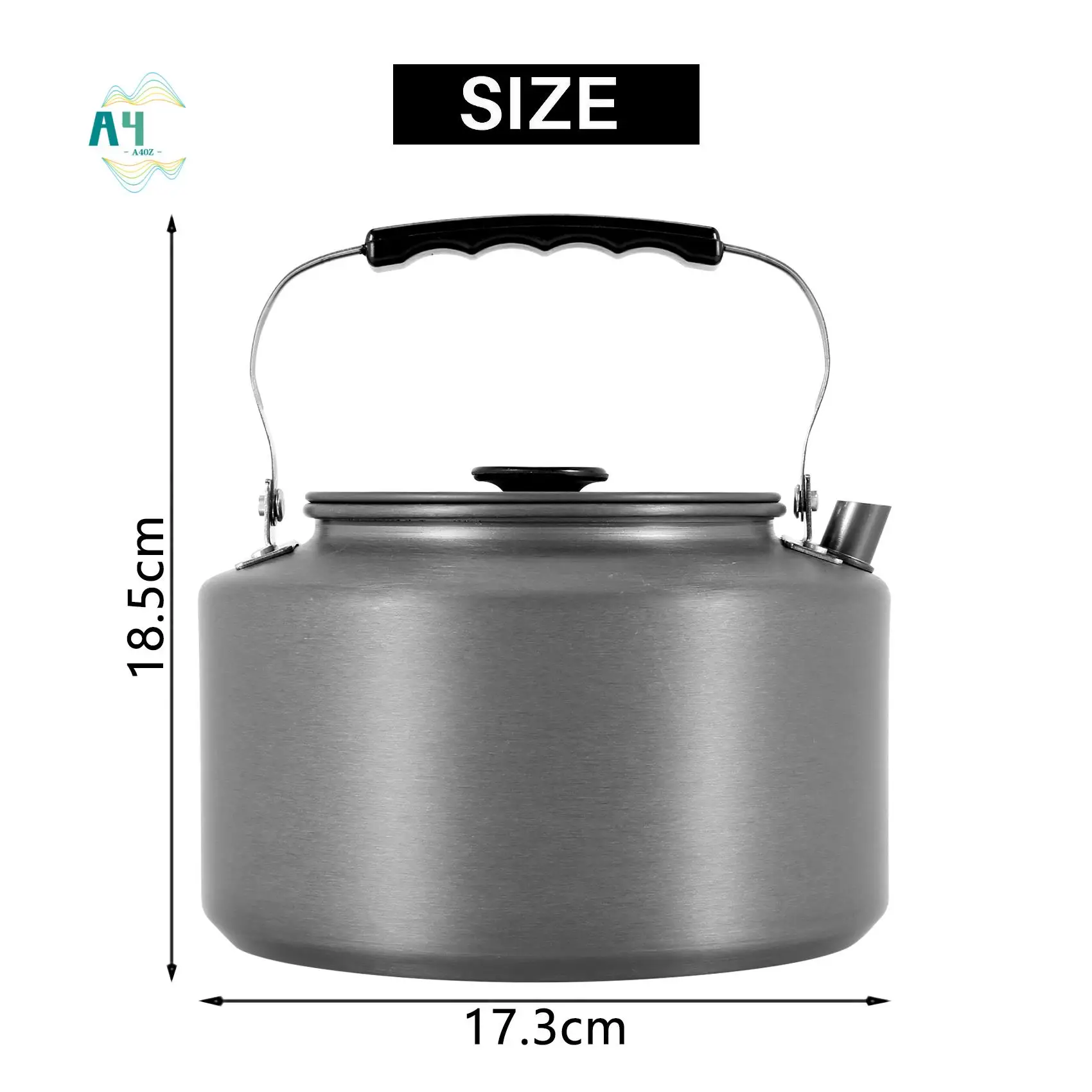 A40Z-Camping Kettle 2.0L Open Campfire Coffee Tea Pot Fast Heating Outdoor Gear Great For Boiling Water Ultralight Portable