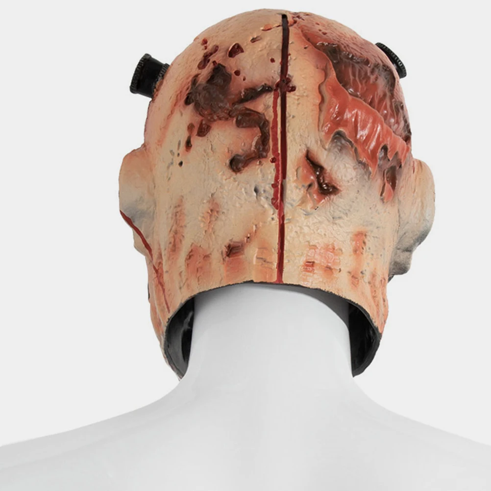 

Zombie Horror Mask Dead Head Props 3D Realistic Scary Halloween Costume Party Masks Demon Slasher Cosplay s