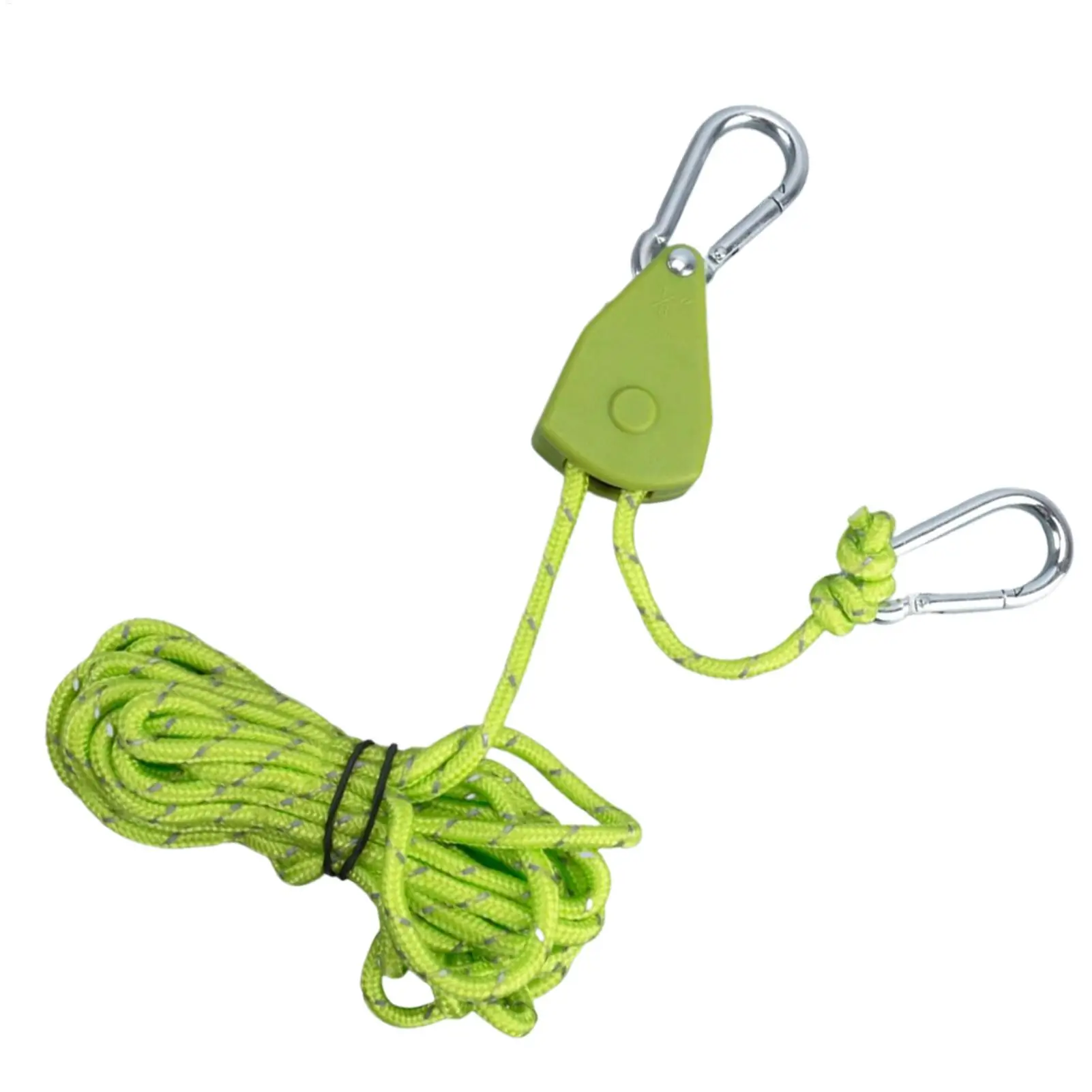 Heavy-Duty Ratcheting Rope Tie Downs Adjustable Lock Ratchet for Cargo Lights Tents Garage Lashing Grow Trucks Supplies