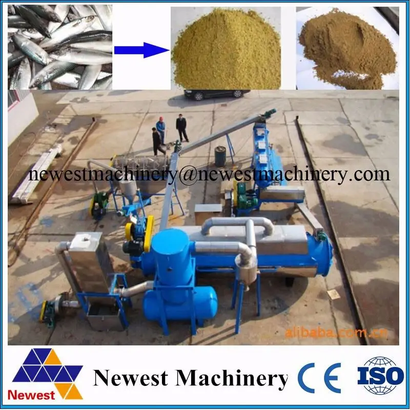 3000kg/h fishmeal plant for high protein/fish meal production line