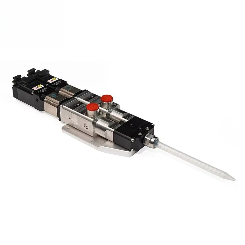 Sistema de distribuição de cola A B de baixa pressão - Mini bomba de parafuso e válvula para dosagem de líquidos de precisão