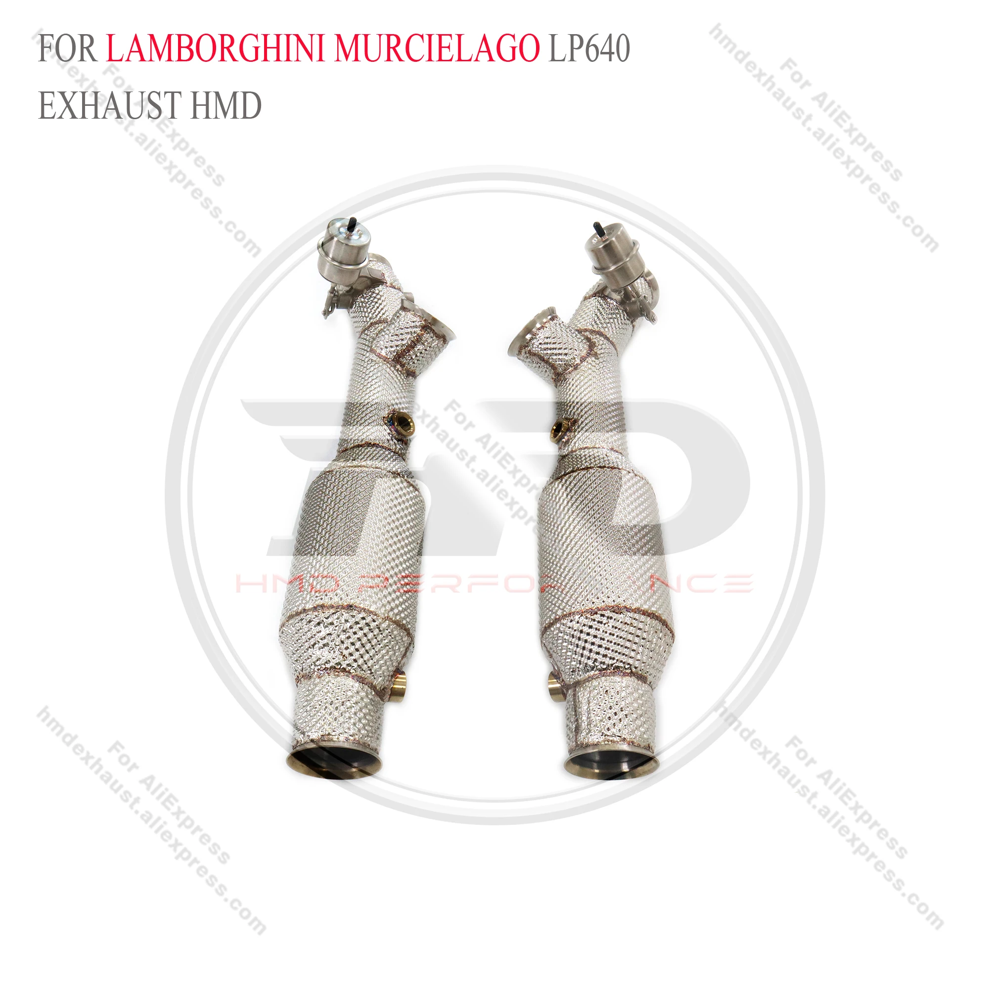 

Downpipe forLamborghini Murcielago LP640 With Heat Shield HMD Exhaust System Performance Quality certification