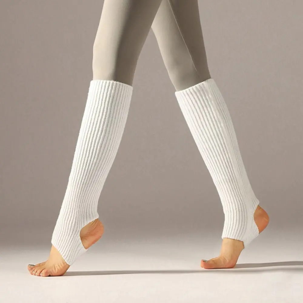

Female Wear Ballet Leg Warmers Long Section Foot Covers Latin Socks Exercising Walking Socks Ballet Knitted Socks Gym Fitness