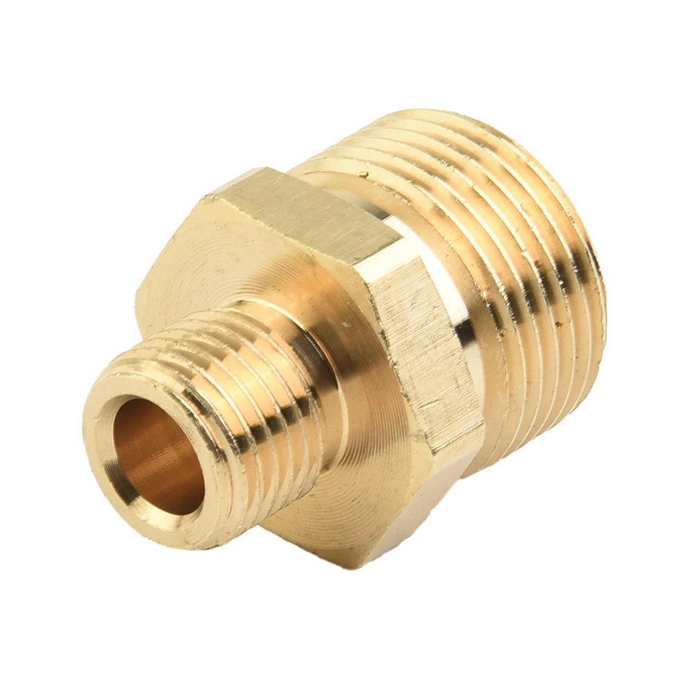 Convert Adapter High Pressure Adapter Convert Joint M22 Pipe Practical Pressure Useful 15mm Female Washer Brass