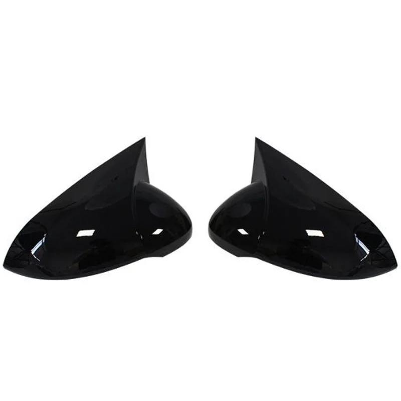 ل17-19 فولكس فاجن ماجوتان B8 عكس غطاء مرآة ، غطاء مرآة الرؤية الخلفية على شكل قرن ، لاصق الديكور الخارجي #5