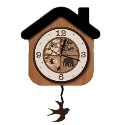 Medieval art watch wall clock household high-value creative living room dining room silent wall-mounted clock
