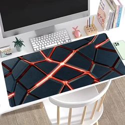 Cool Geometric Keyboard Mouse Pad Desk Mat, 3D Gaming Mouse Pad for Living Room and Bedroom, Home Decor for Gamers, Gift Mouse P