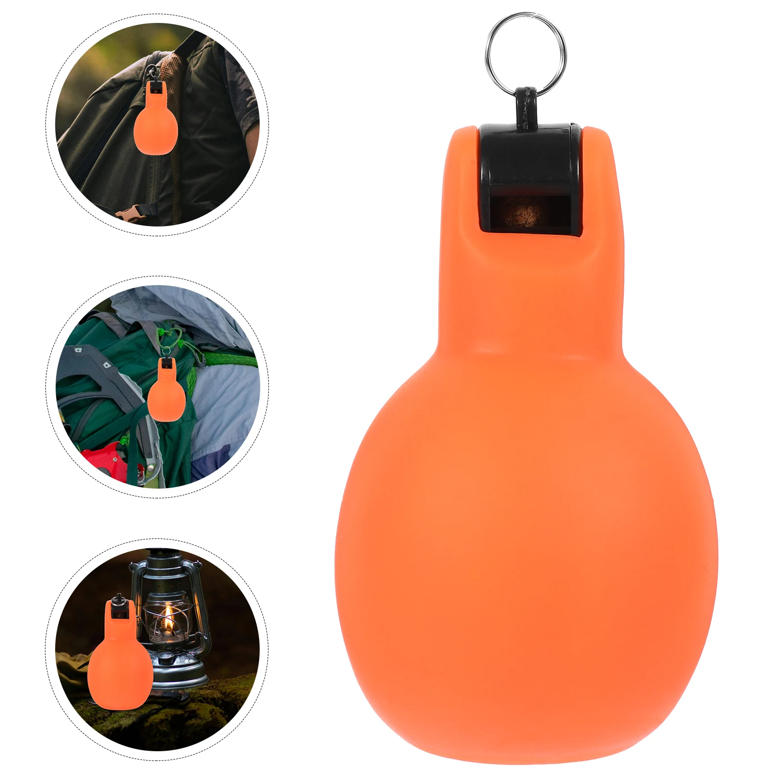 2pcs Outdoor Survival Whistle Bright Color Small Squeeze Design Loud Emergency Handheld Whistle For Camping Hiking Hunting