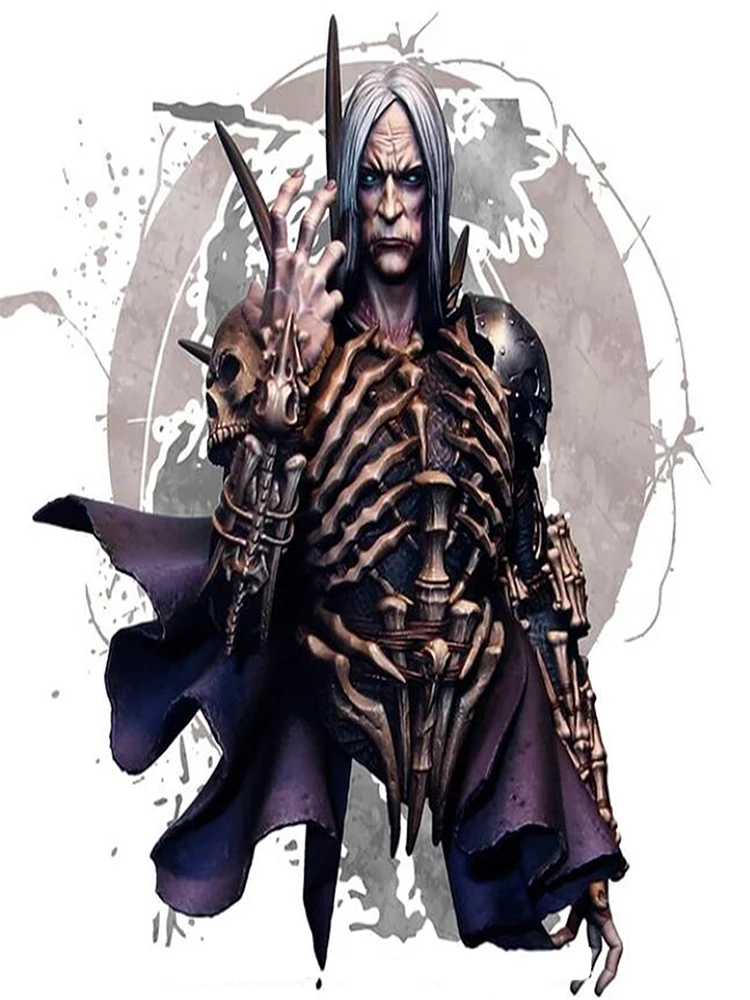

1/10 ancient fantasy MAN warrior bust Resin figure Model kits Miniature soldier Unassembled Unpainted