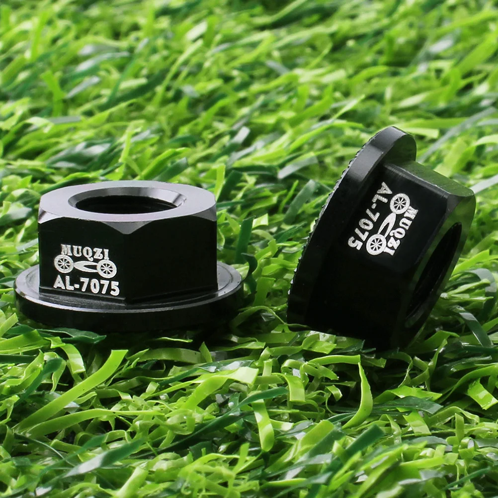 

Balance Bike Screw Cap Drum Nut M8 Flange Front Rear Wheel 7075 Aluminum Alloy Durable Black Cycling Accessory