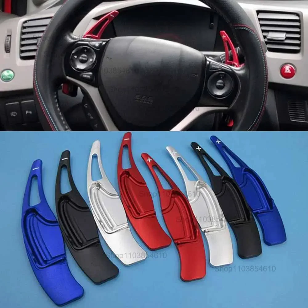 

For Honda Civic Tourer FK2 Saloon FB7 CR-V 2013 N-ONE N-WGN Car Steering Wheel Paddle Shift Extension Quick Shifters DSG Sticker