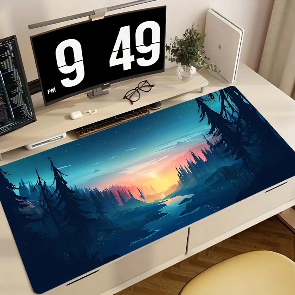 Landscape Game Mouse Pad, Computer Computer Accessories, Keyboard Table Pads,stitched Edges,perfect for Office and Game Settings