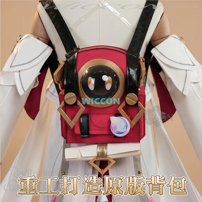 Anime Game Genshin Impact Cosplay Linnea Costume Chinese Styles Fanfu Dress Pink Kawaii Wigs Sweet Lolita Y2K Halloween Party - view 4