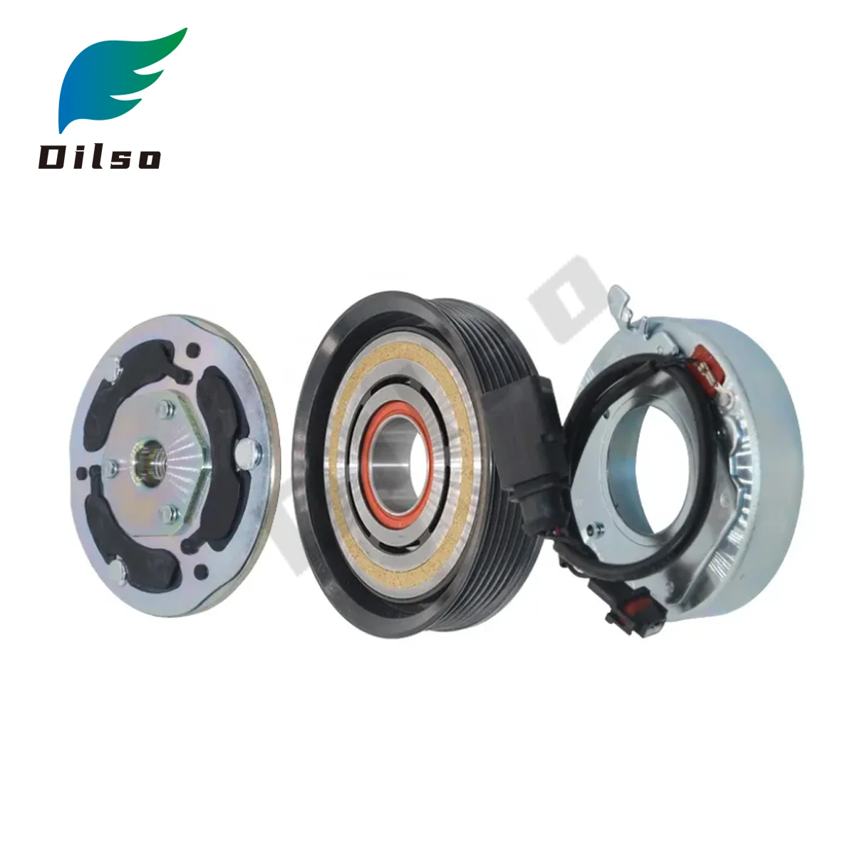 

AC Compressor Clutch Pulley 6SAS14C For Audi Porsche 968 Boxster Carrera Cayenne Macan Panamera 447140-0310 4M0820803B