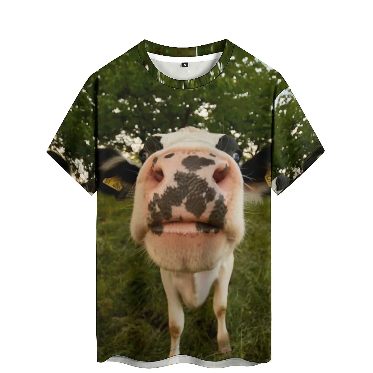 

Summer Adult Dynamic Print Men's 3D Printed Short-Sleeve T-Shirt - Gathering Top