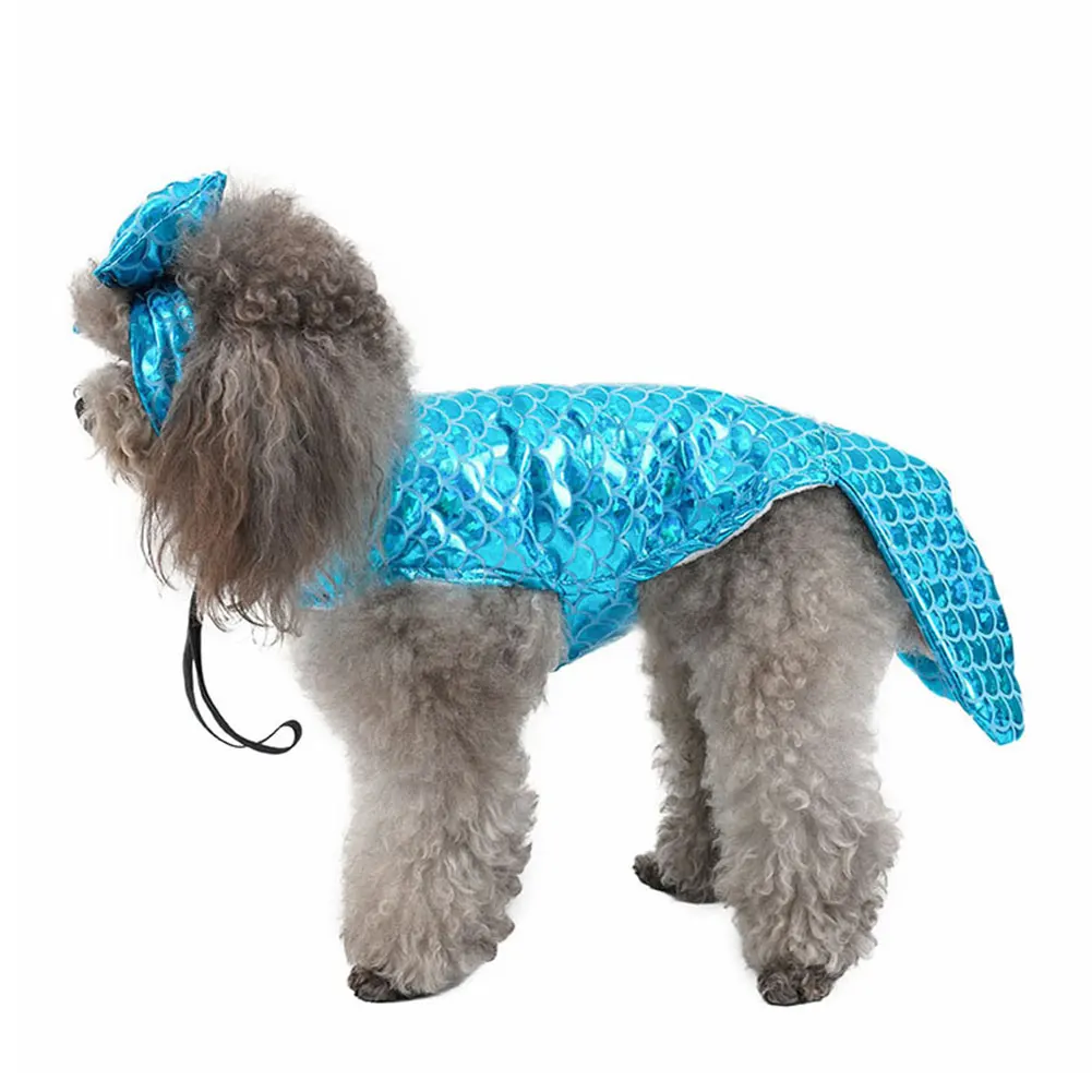 Mermaids Dog Costume Personalised Funny Dog Costumes Cosplay Novelty Delicate Dog Clothes For Small Medium Large Dogs Pet